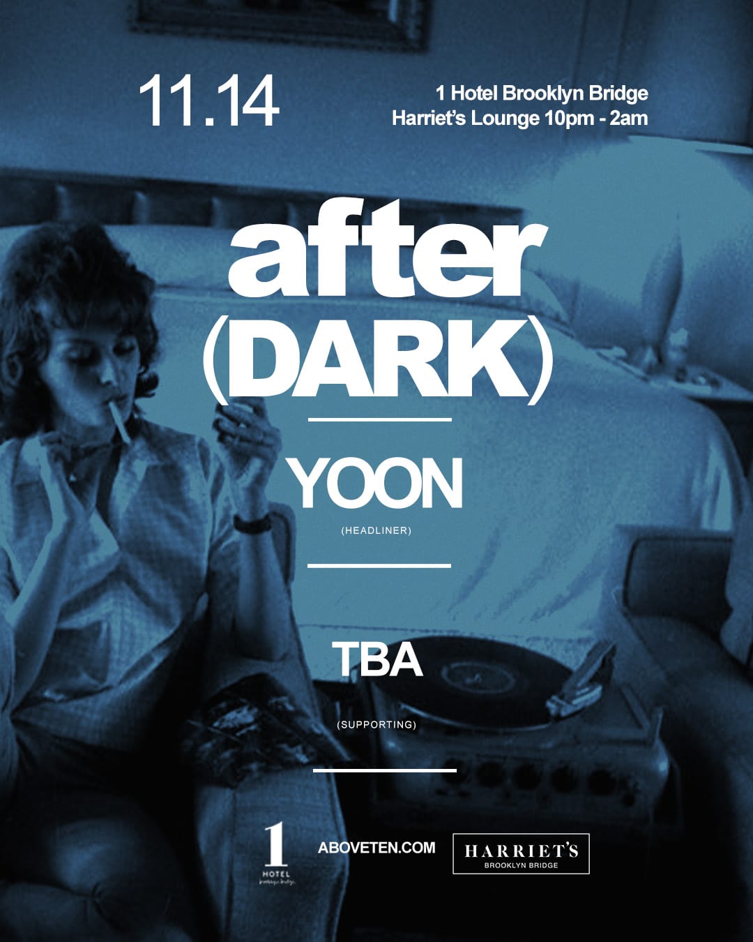 Above(Ten) After Dark flyer