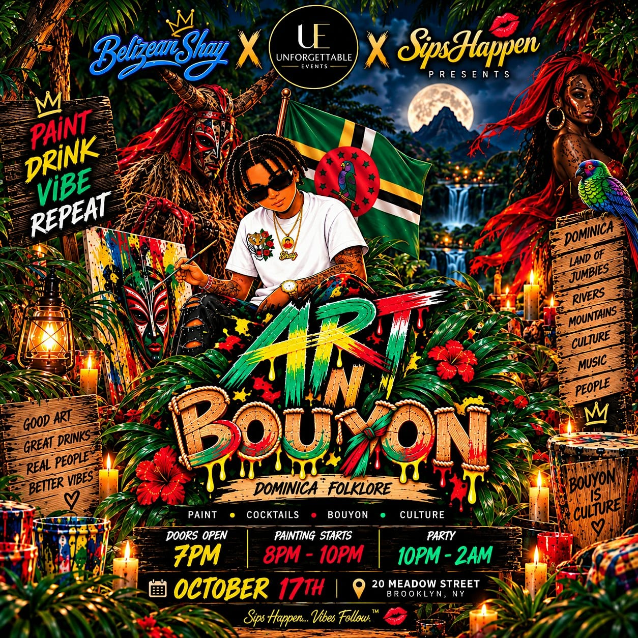 Art N Bouyon flyer