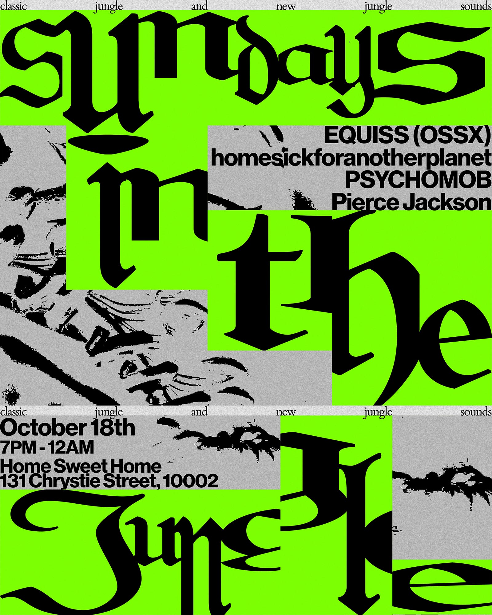 Sundays in the Jungle flyer