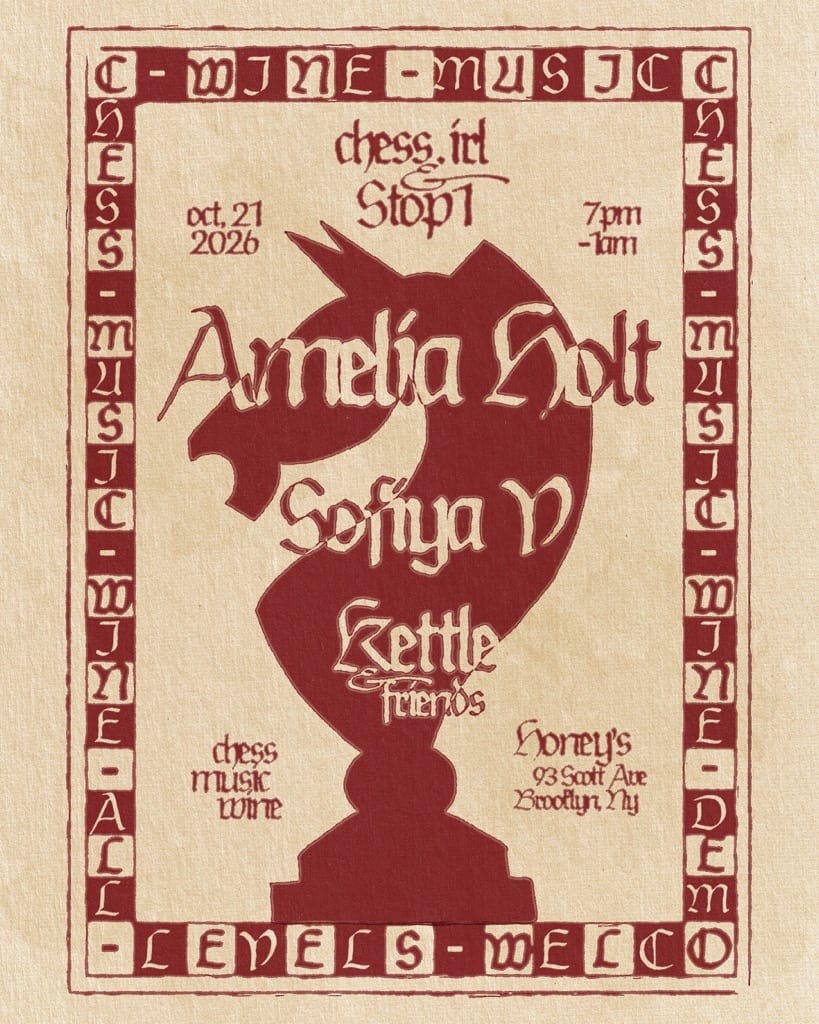 Chess.irl X Stop1 flyer