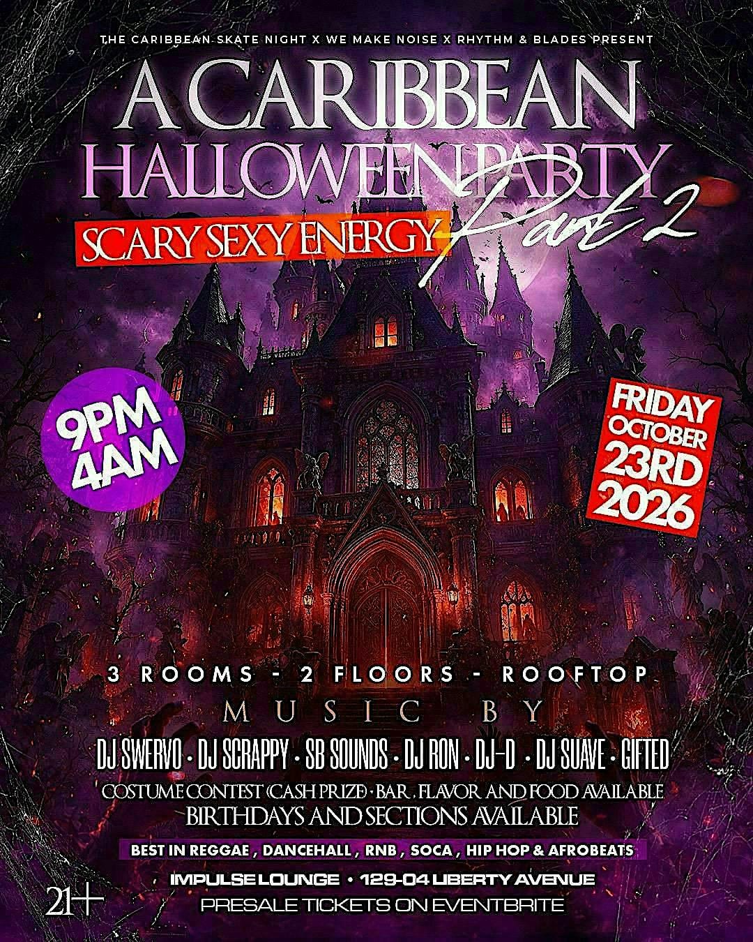 A Caribbean Halloween Party: Part 2 flyer