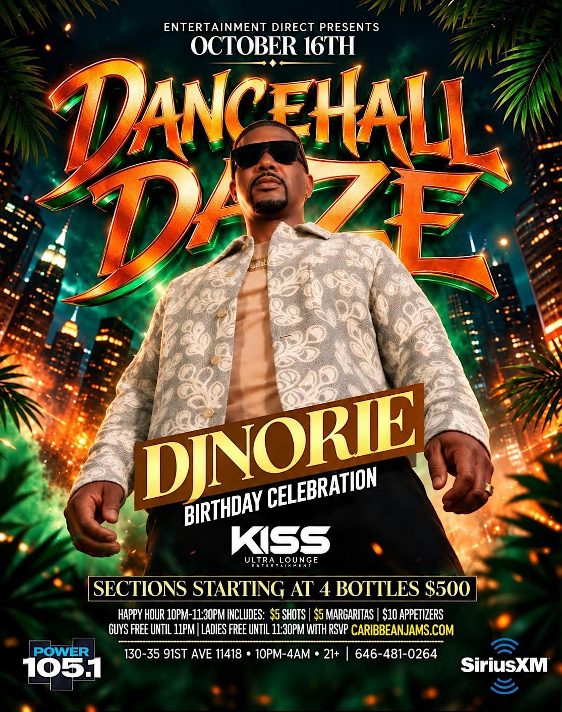 Dancehall Daze: DJ Norie & DJ Shaq Birthday Celebration flyer