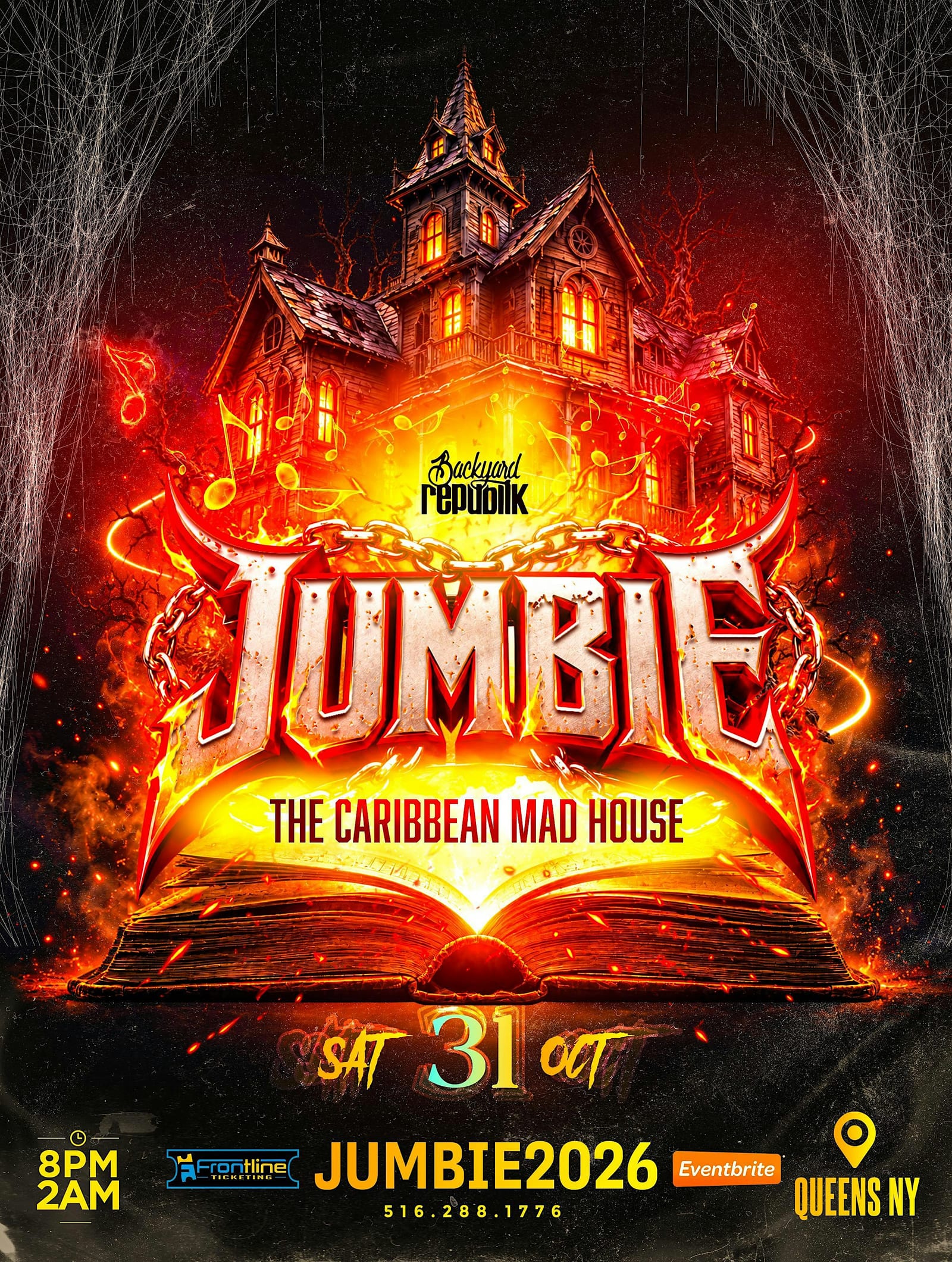 JUMBIE. The Caribbean Mad House flyer
