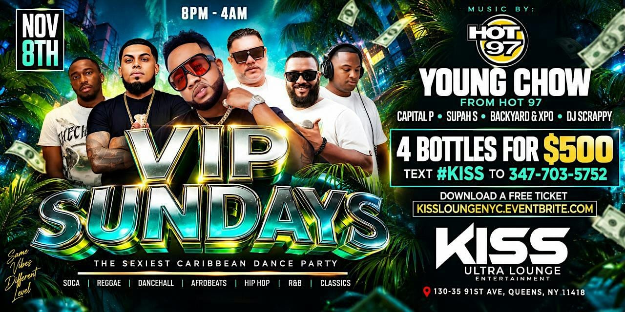 VIP Sundays: Hip Hop Meets Reggae flyer