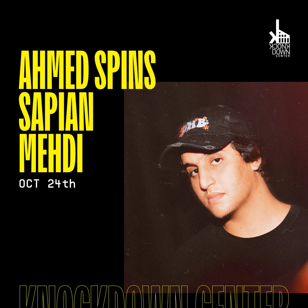 Ahmed Spins, Sapian, Mehdi flyer