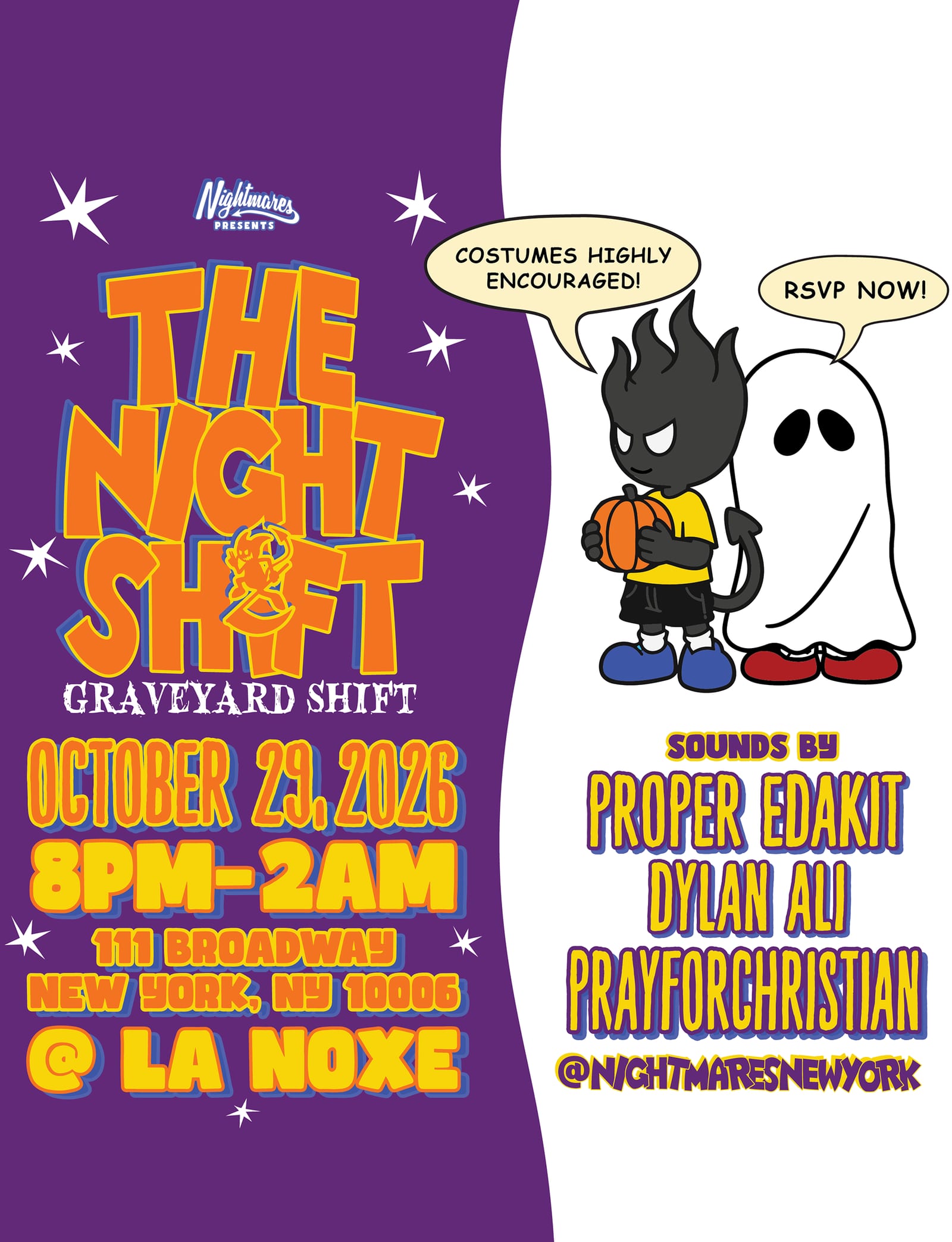 The Night Shift: Graveyard Shift flyer