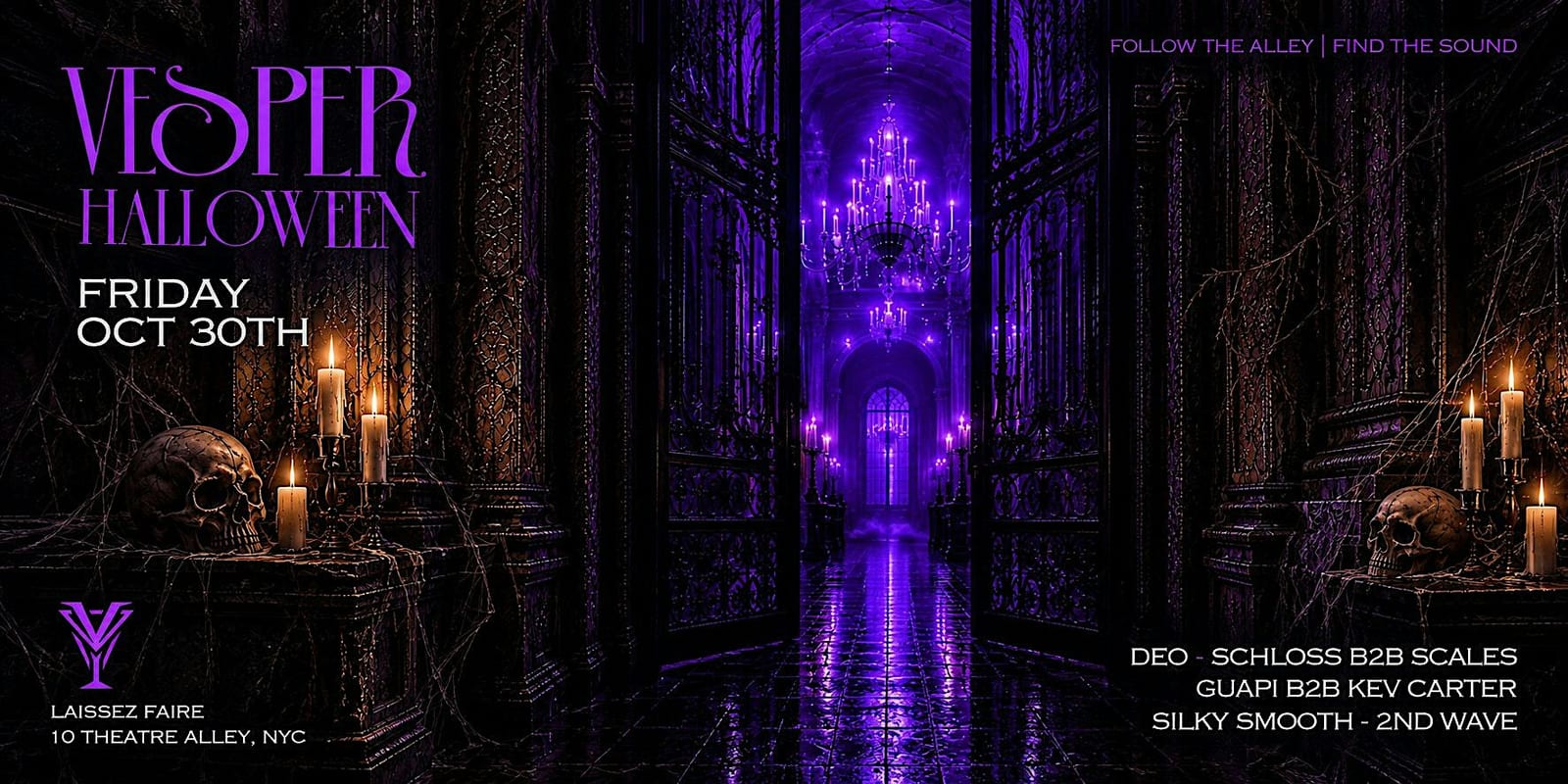 Vesper: Halloween Weekend at Laissez Faire flyer