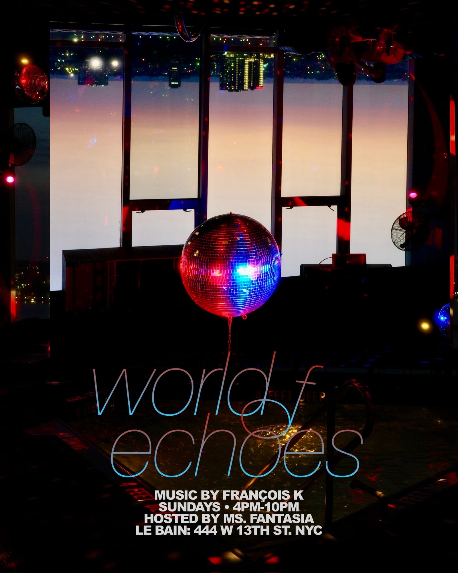WORLD OF ECHOES by François K flyer