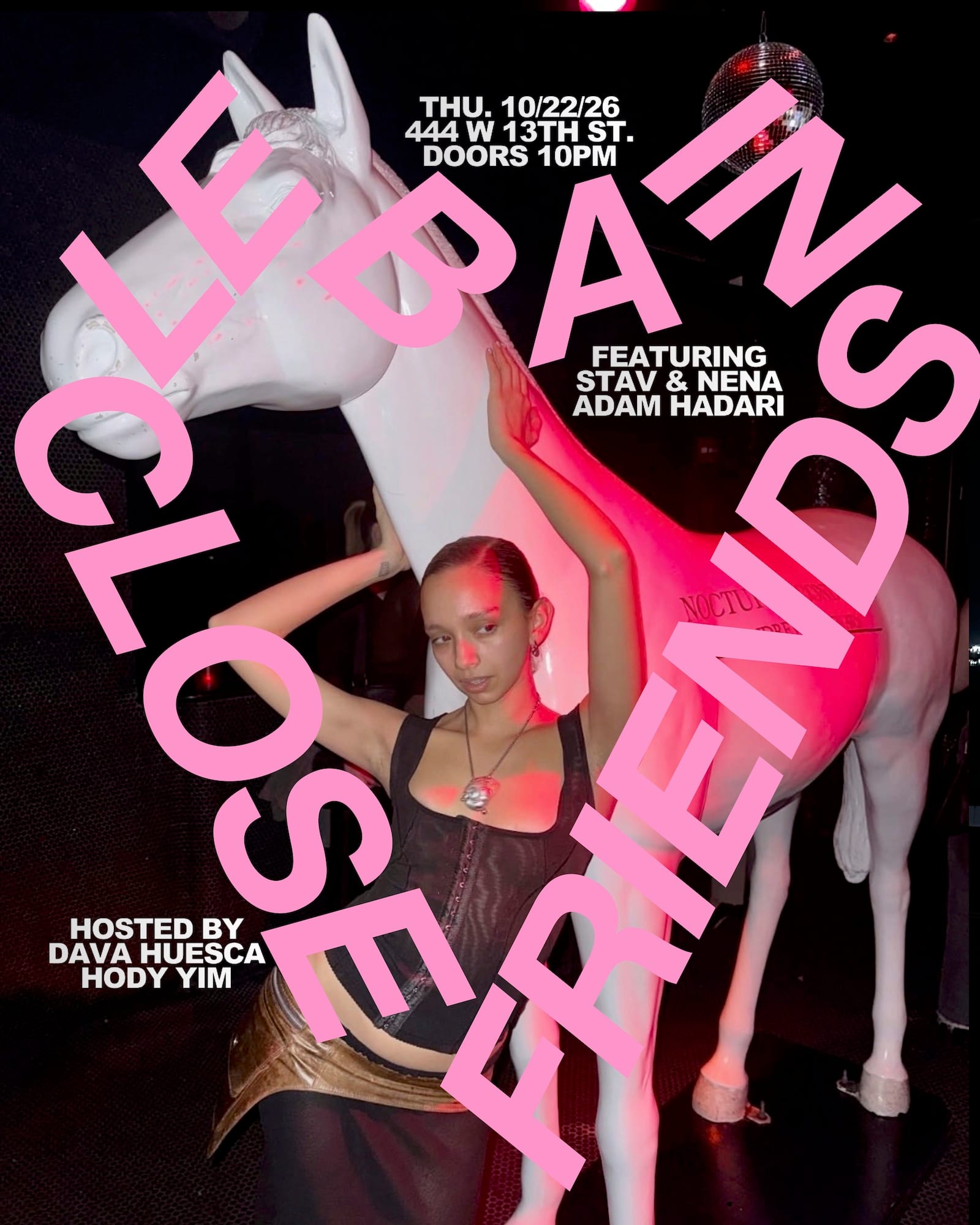CLOSE FRIENDS flyer