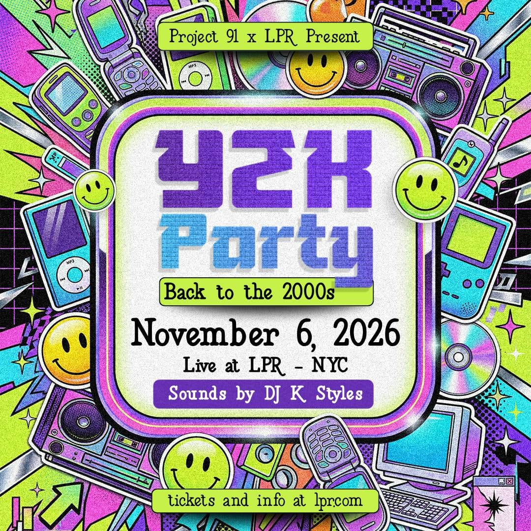 Y2K Party flyer
