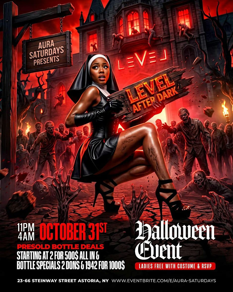 Aura Saturdays: Level After Dark flyer