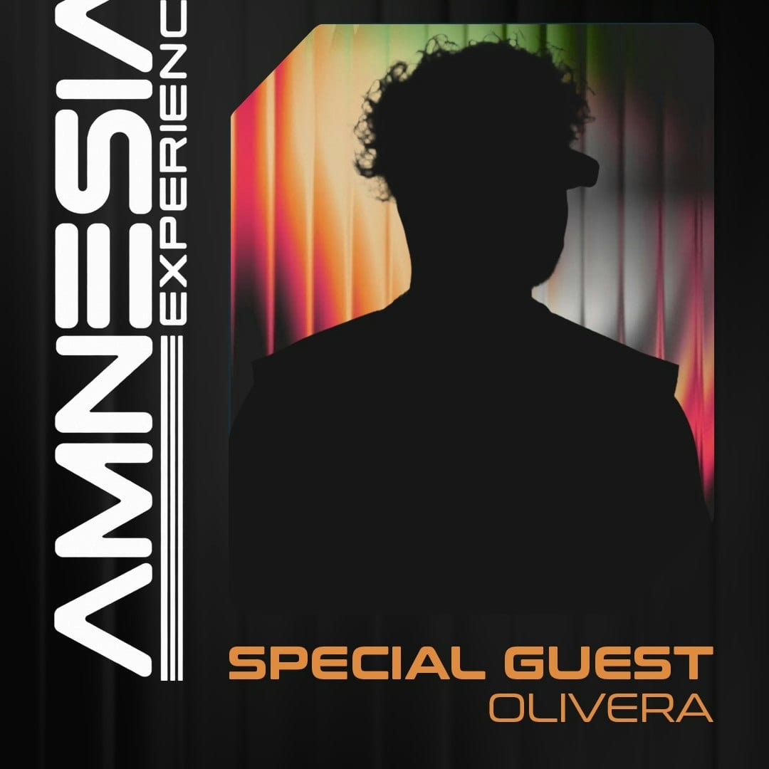 Amnesia with Special Guest Olivera flyer