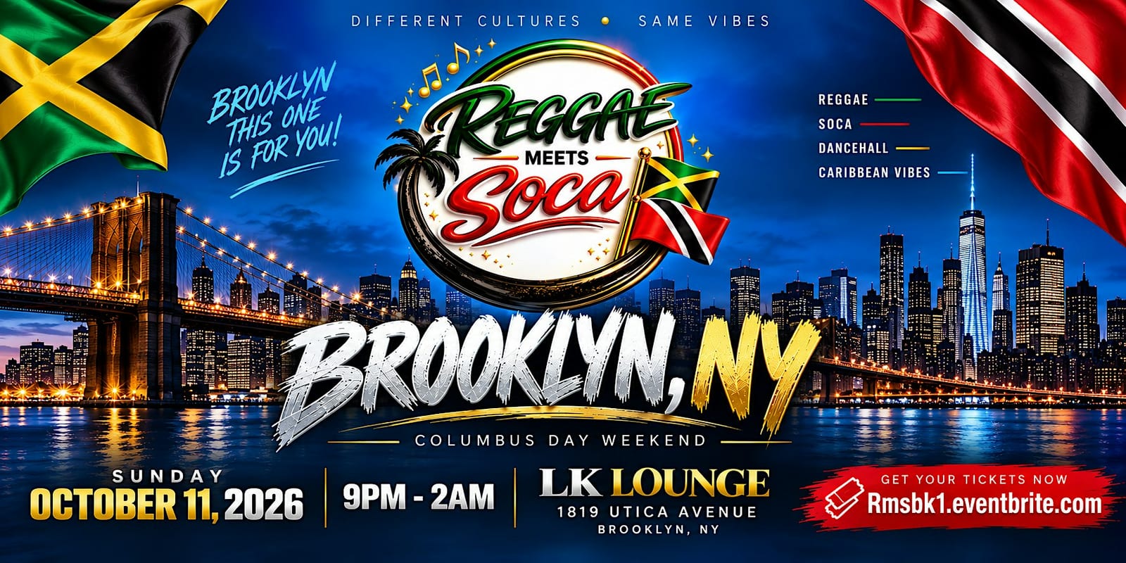 Reggae Meets Soca flyer