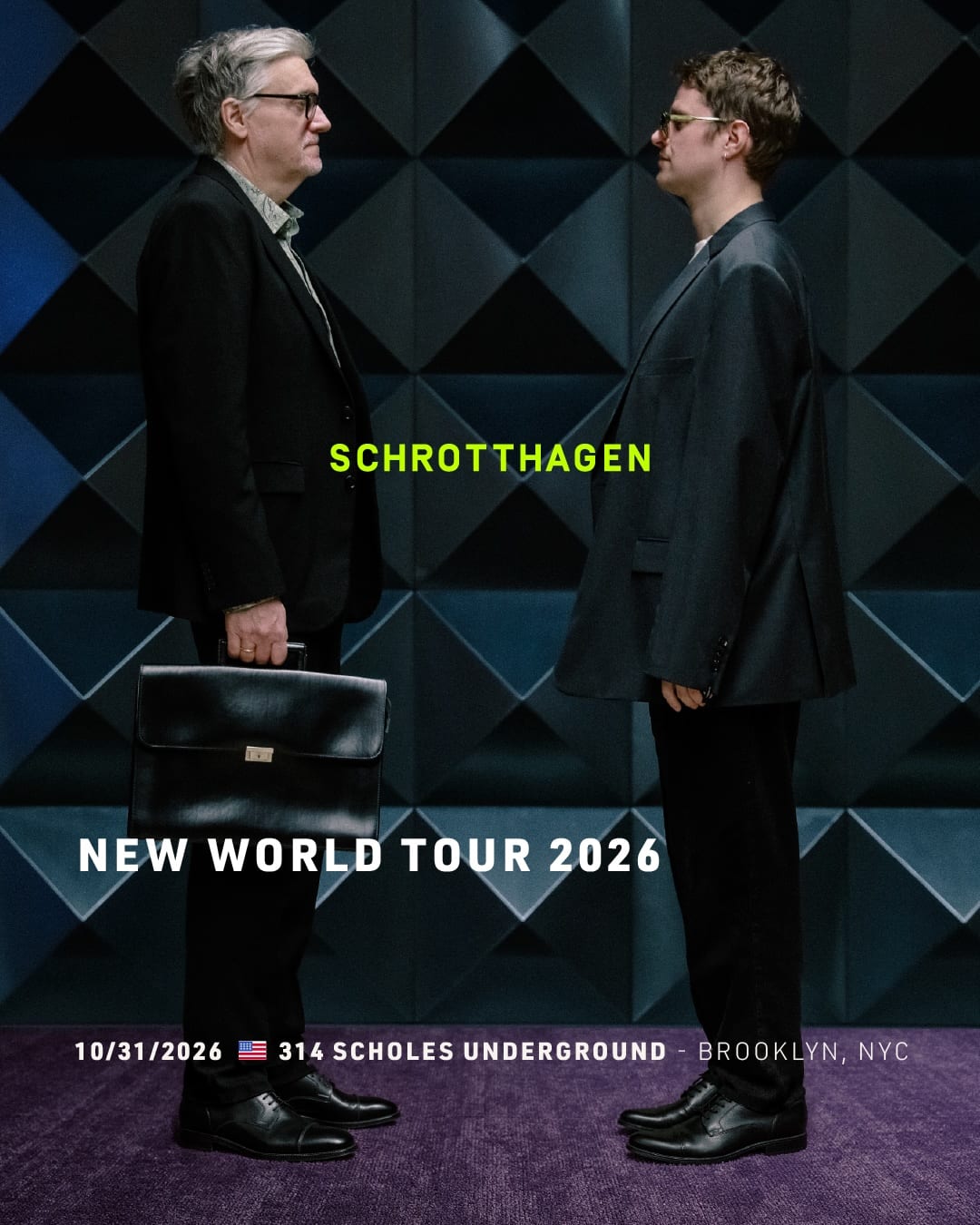 Schrotthagen: New World Tour 2026 flyer