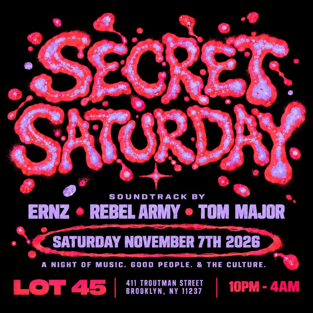 Secret Saturday flyer