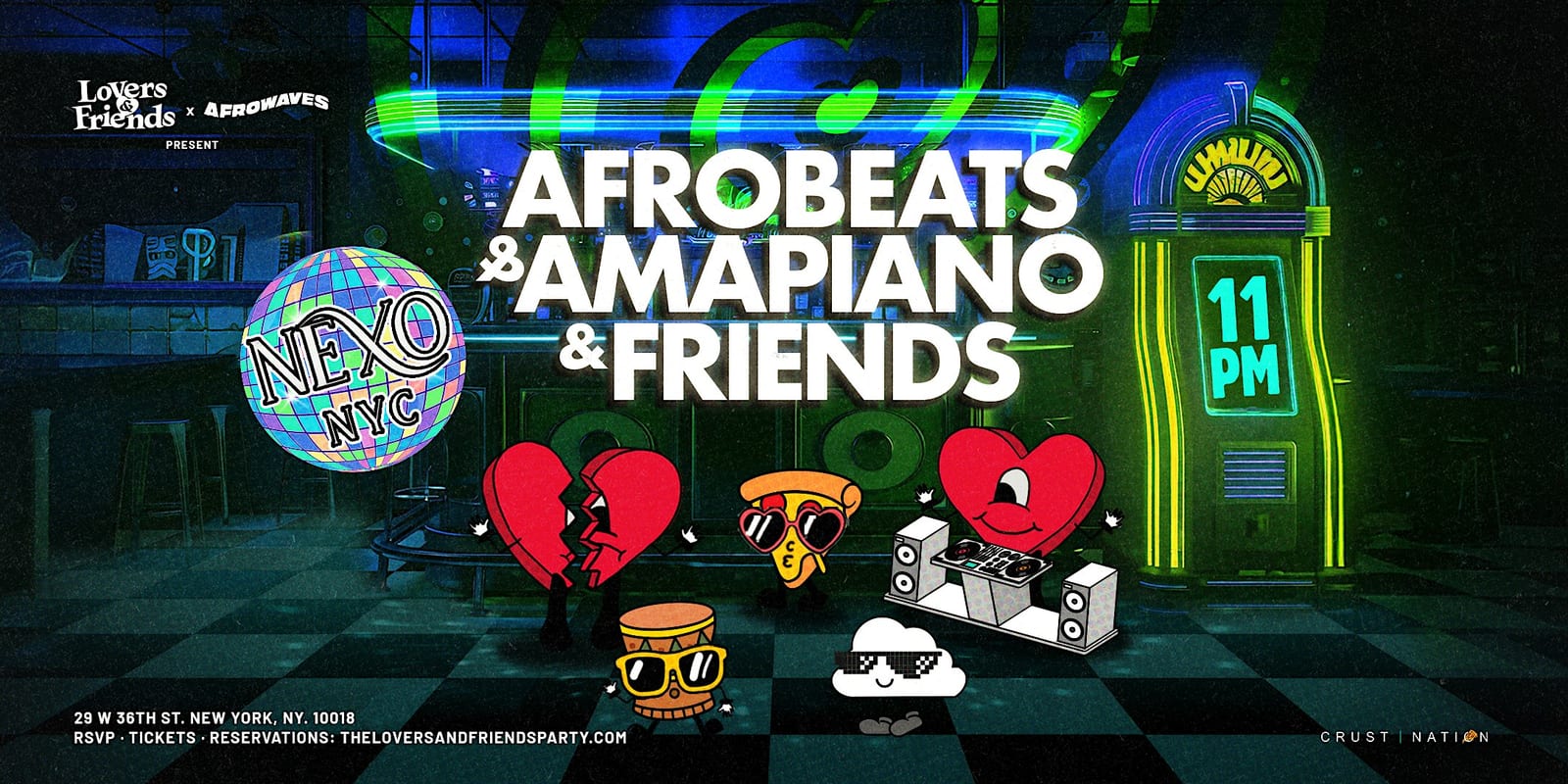 AfroWaves: Afrobeats & Amapiano at Mehanata flyer