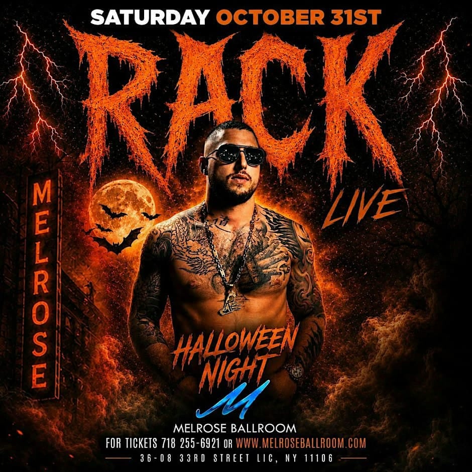 Haunted Ballroom with Live Performance by Rack flyer