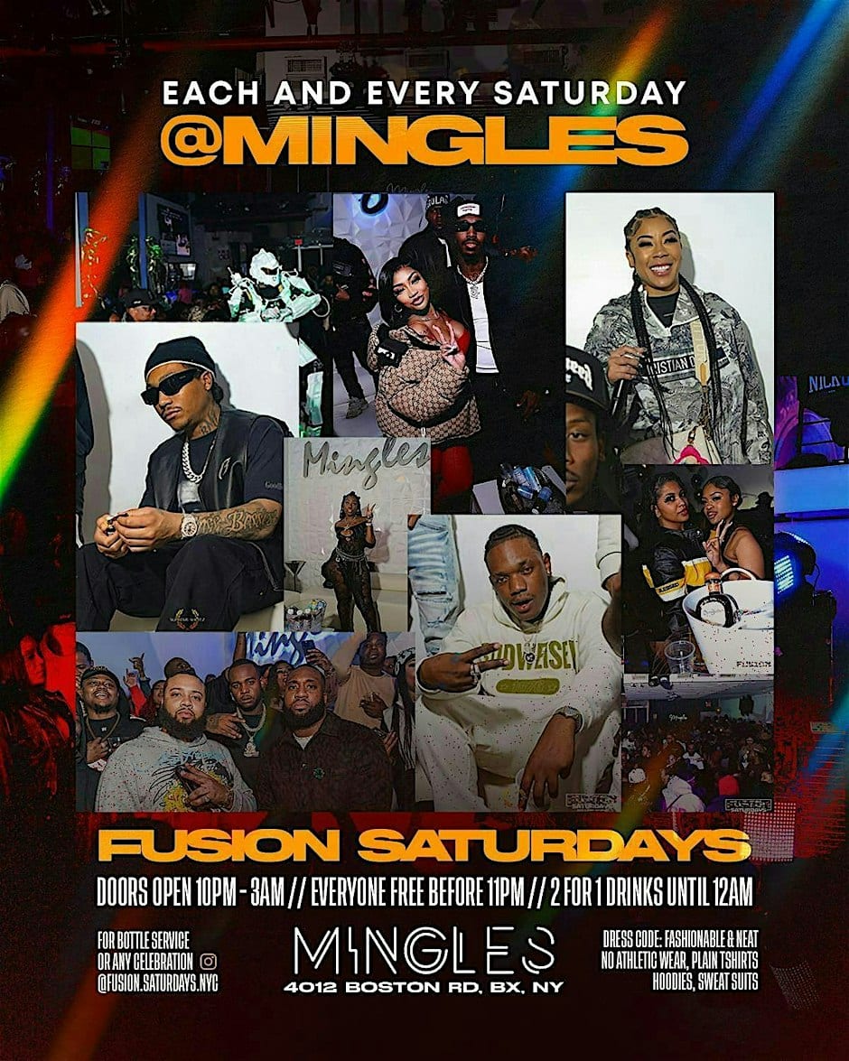 Fusion Saturdays flyer