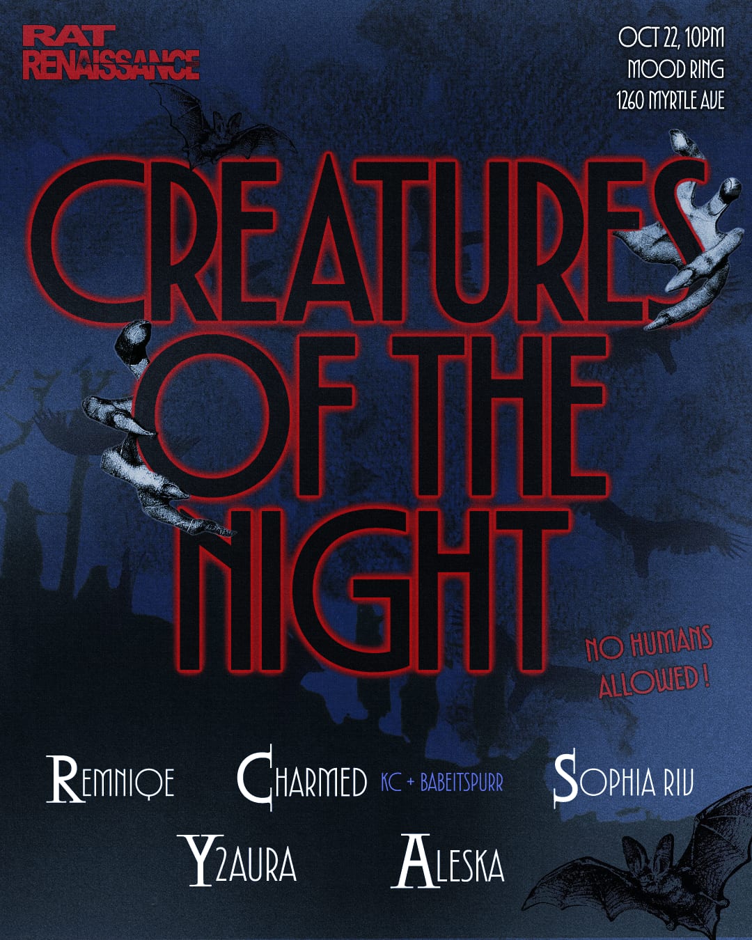 Creatures of the Night flyer