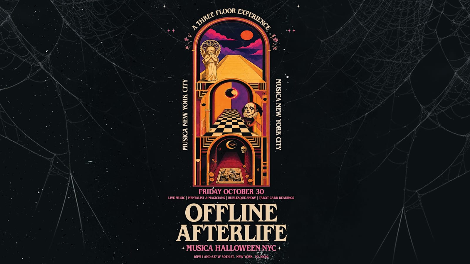 Musica Halloween Party: Offline Afterlife flyer