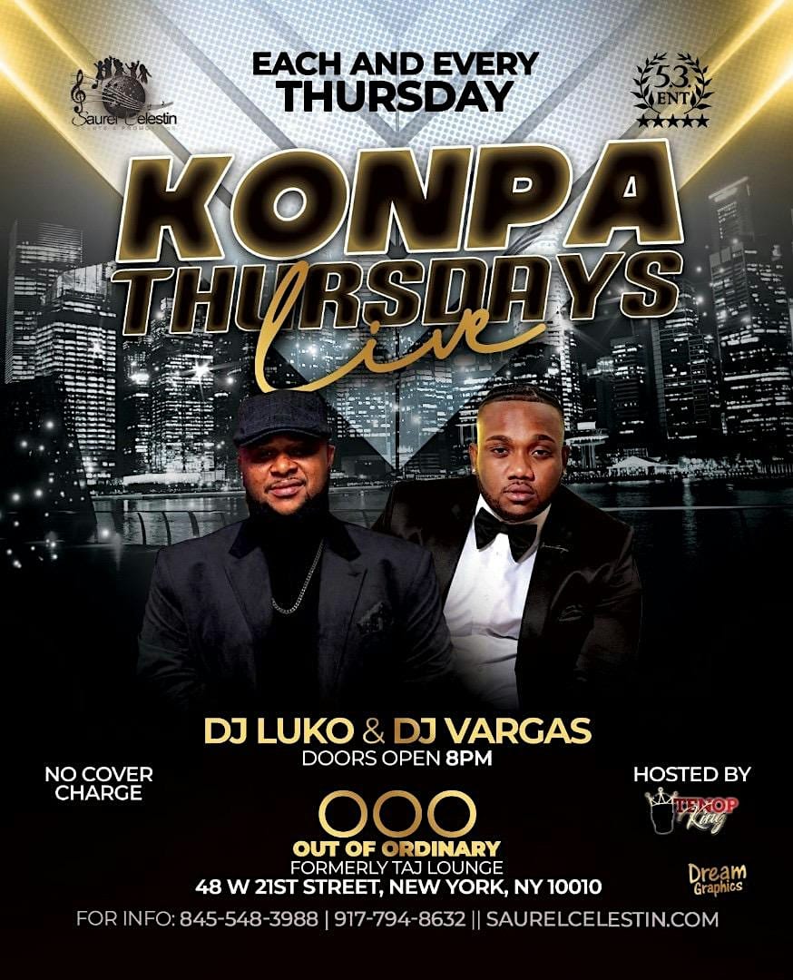 Konpa Thursdays flyer