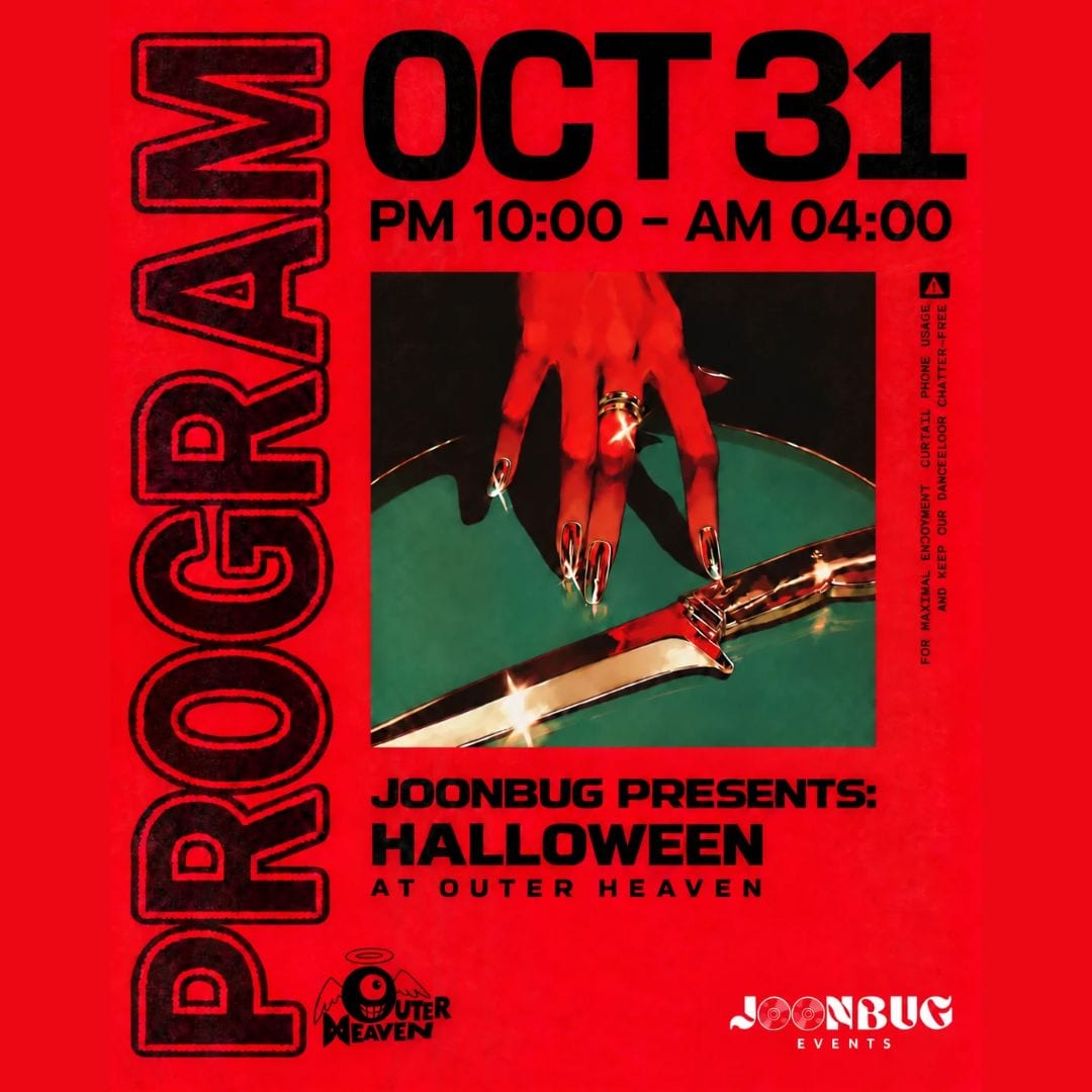 Outer Heaven Halloween 10/31 flyer