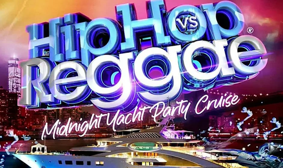 Hip Hop vs Reggae Saturday Sunset Yacht Party flyer