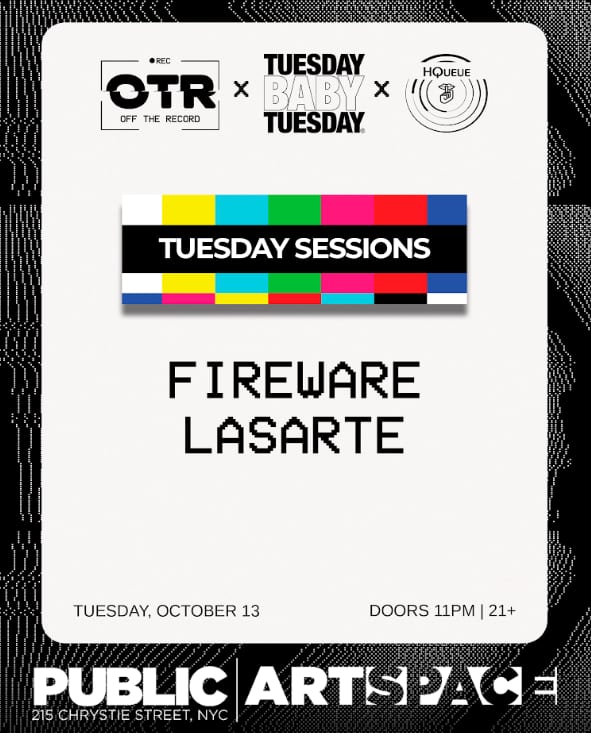 Off The Record: Tuesday Sessions flyer