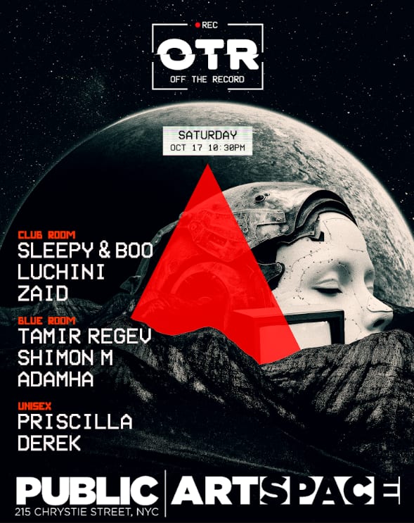 Off The Record at PUBLIC Hotel flyer