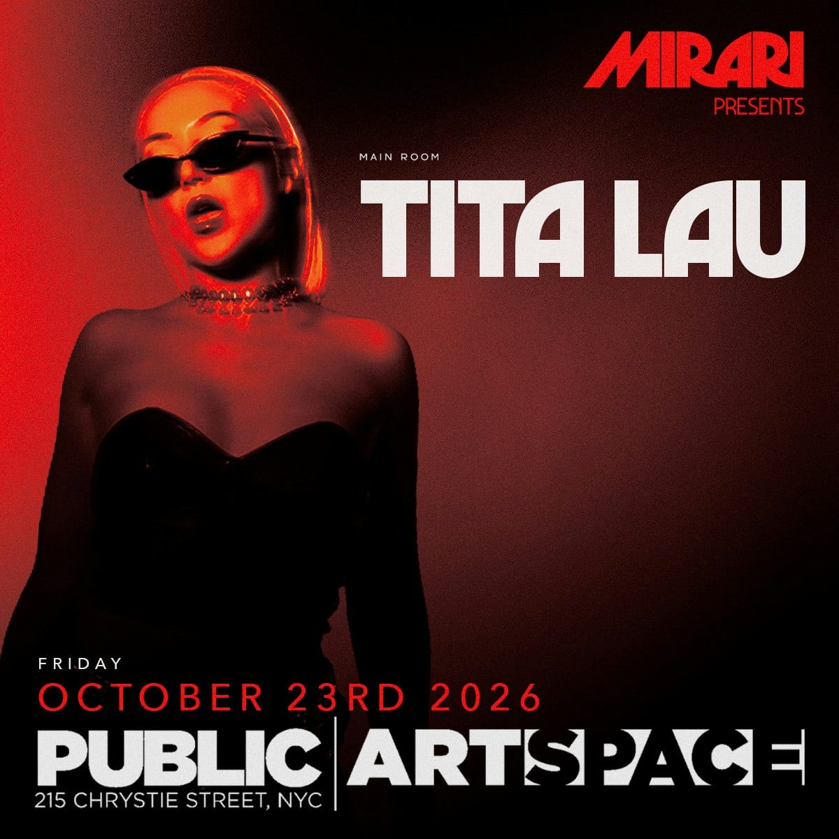 Tita Lau at Public Hotel flyer