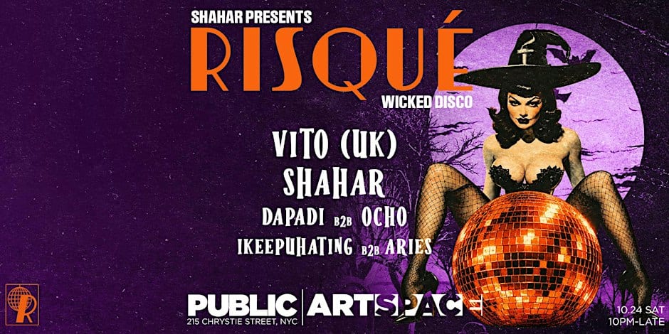 RISQUÉ: Wicked Disco flyer