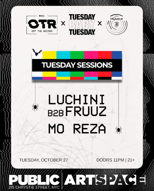 Off The Record: Tuesday Sessions at PUBLIC Hotel flyer