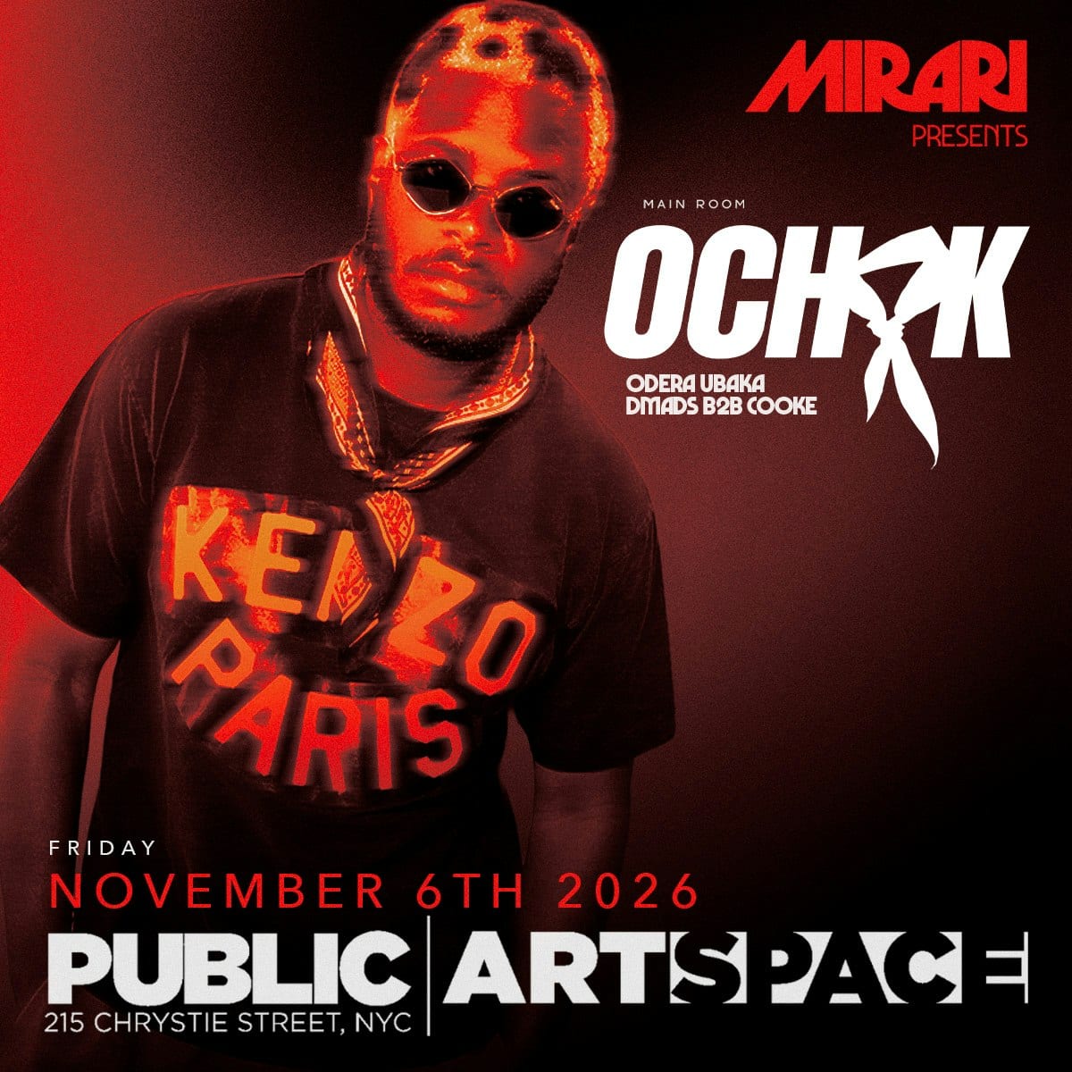 Ochok at Public Hotel flyer