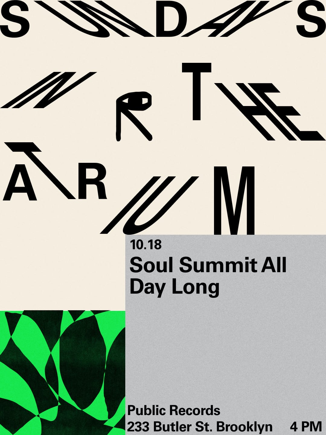 The Atrium: Soul Summit All Day Long flyer