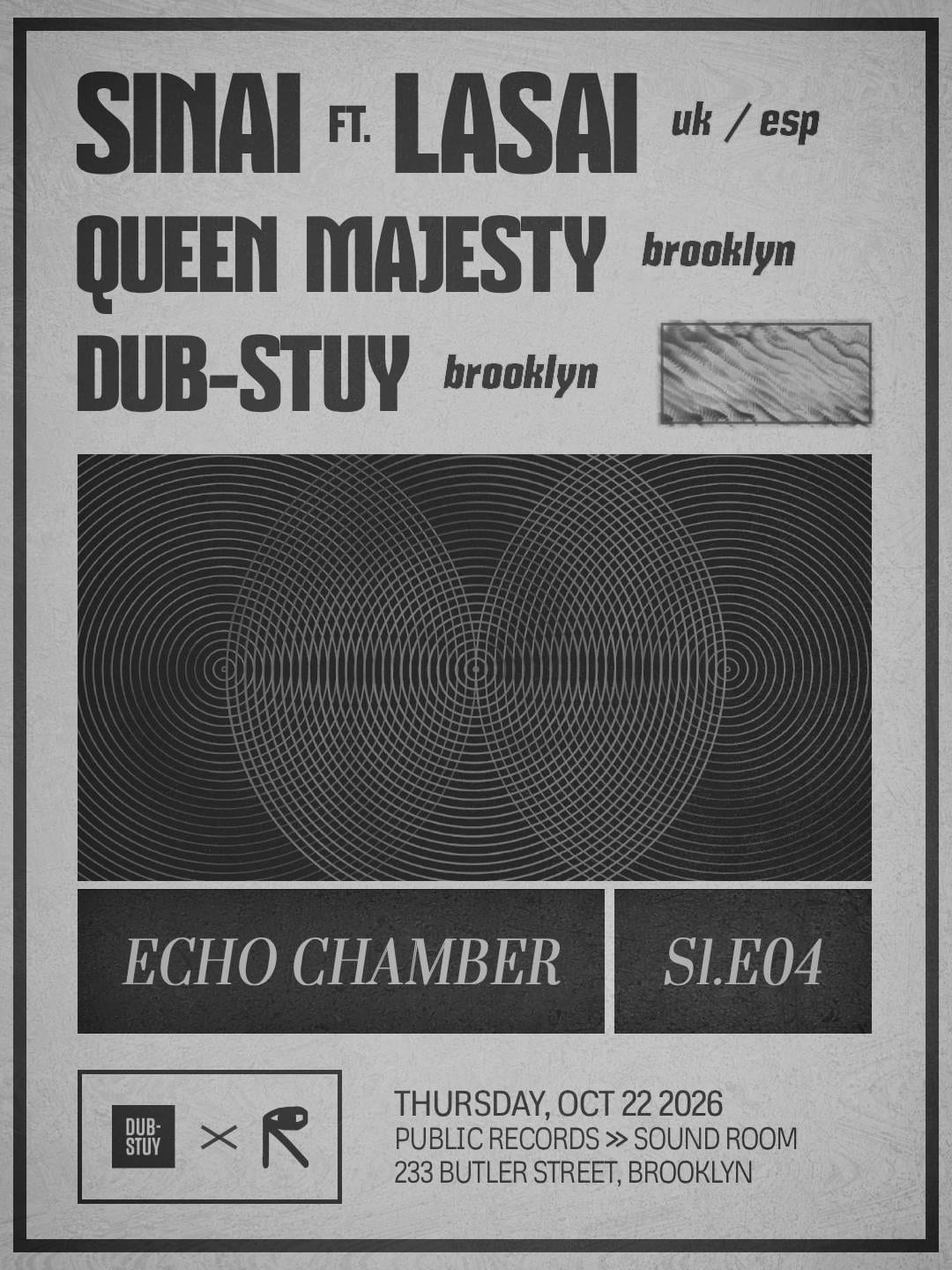 Echo Chamber S1.E04: Sinai Sound System feat. Lasai flyer