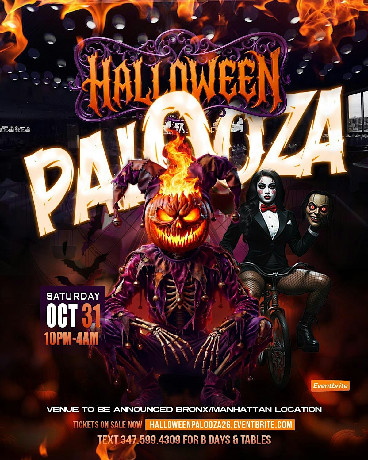 Halloween Palooza 2026 flyer