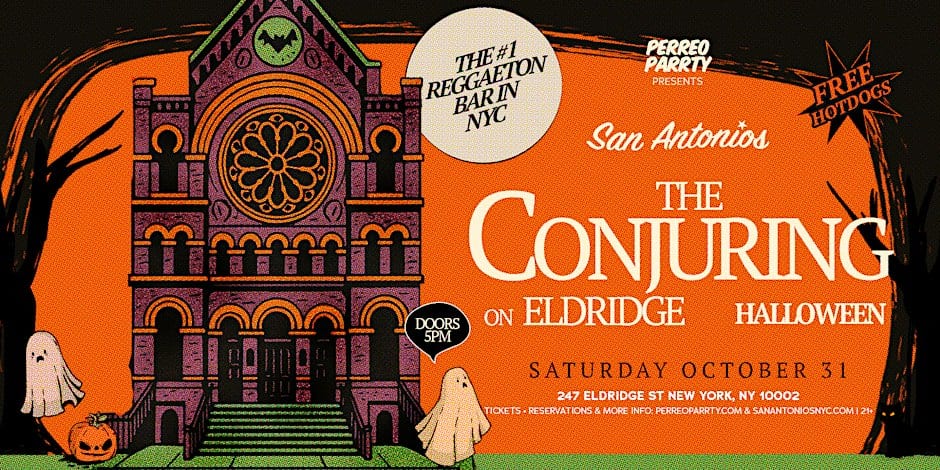 The Conjuring On Eldridge Halloween Parrty at San Antonios Reggaeton Bar flyer