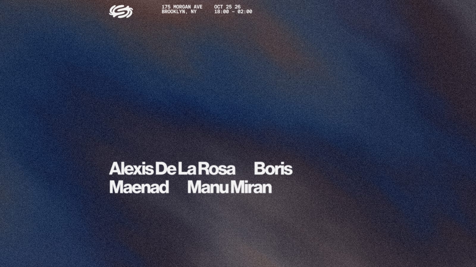 Boris, ALEXIS DE LA ROSA, Manu Miran, maenad flyer
