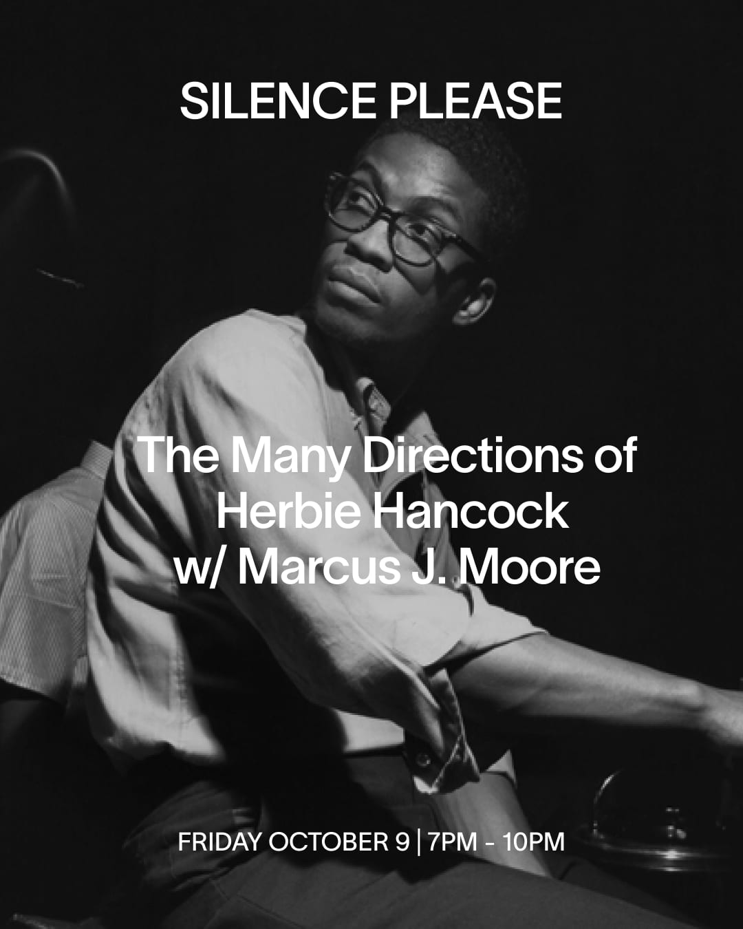 The Many Directions of Herbie Hancock with Marcus J. Moore flyer