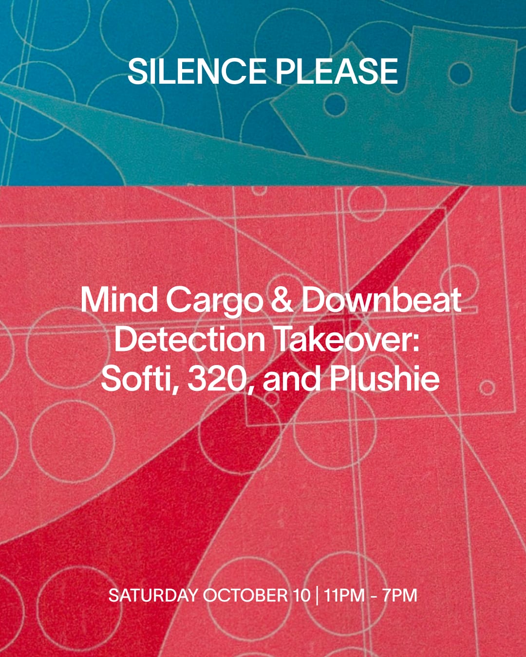 Mind Cargo & Downbeat Detection Takeover: Softi, 320, and Plushie flyer