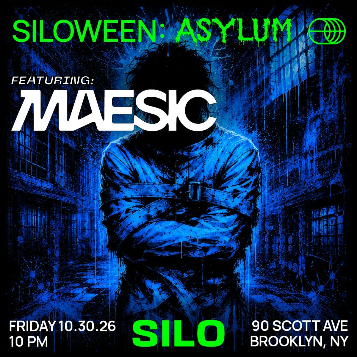 SILOWEEN: Asylum feat. Maesic flyer