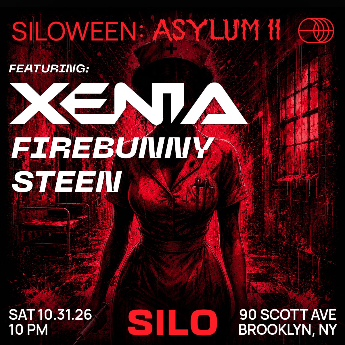 SILOWEEN: Asylum II feat. Xenia flyer