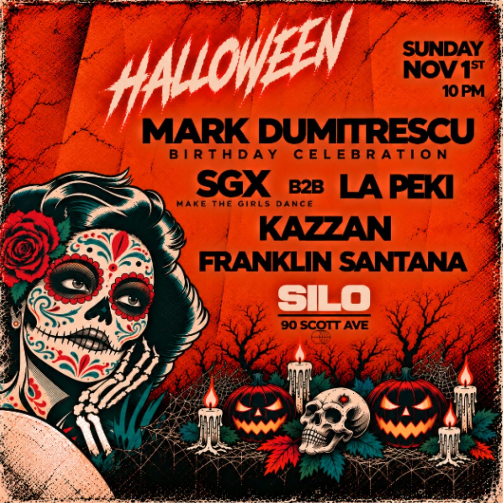 Mark Dumitrescu / SGX b2b La Peki / Kazzan / Franklin Santana flyer