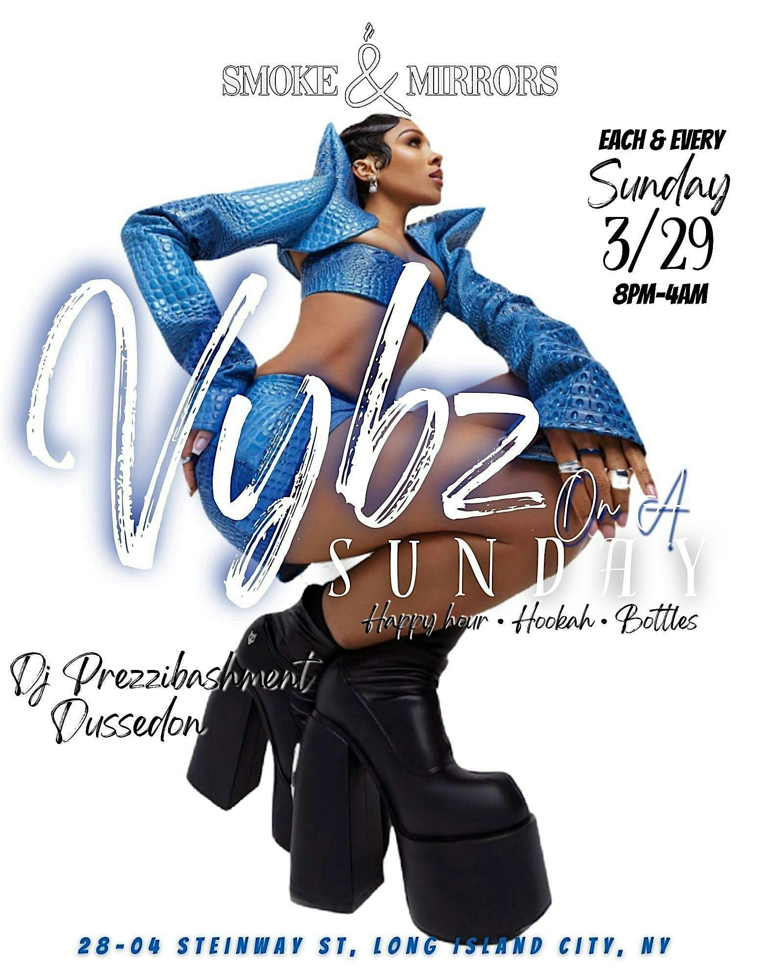 VYBZ on a Sunday flyer
