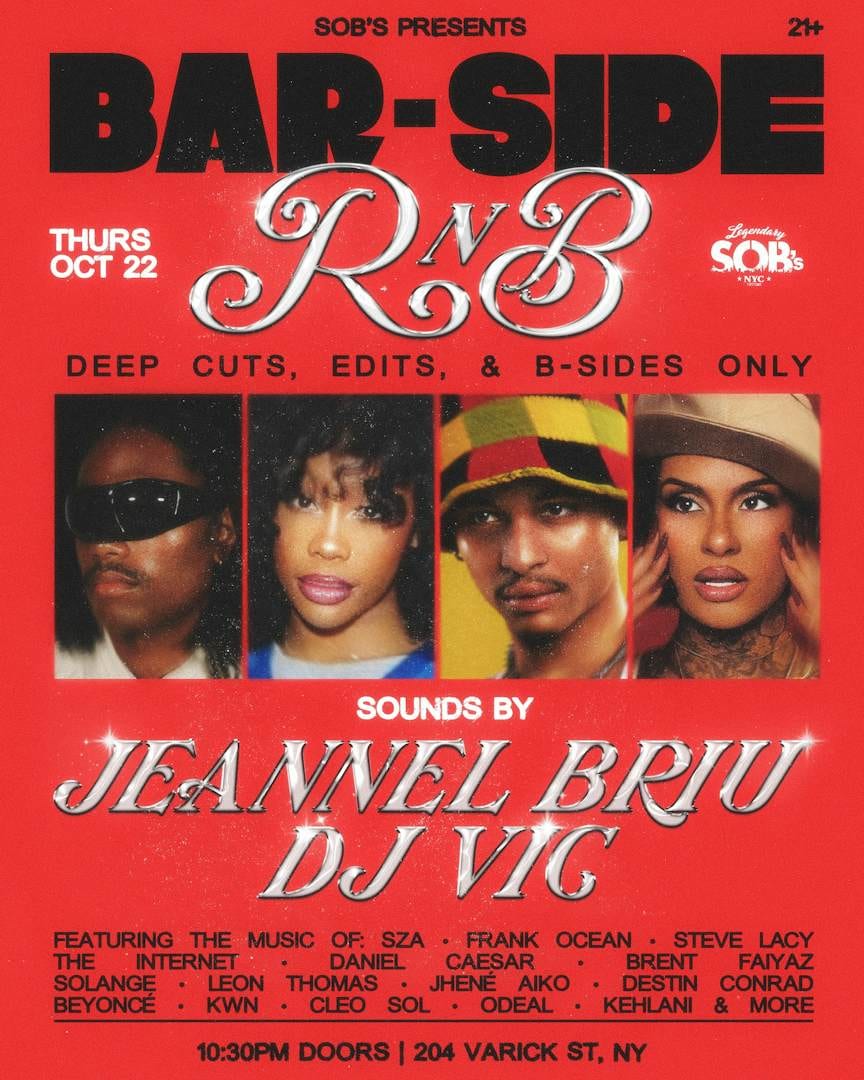 Bar-Side R&B: Deep Cuts Only flyer
