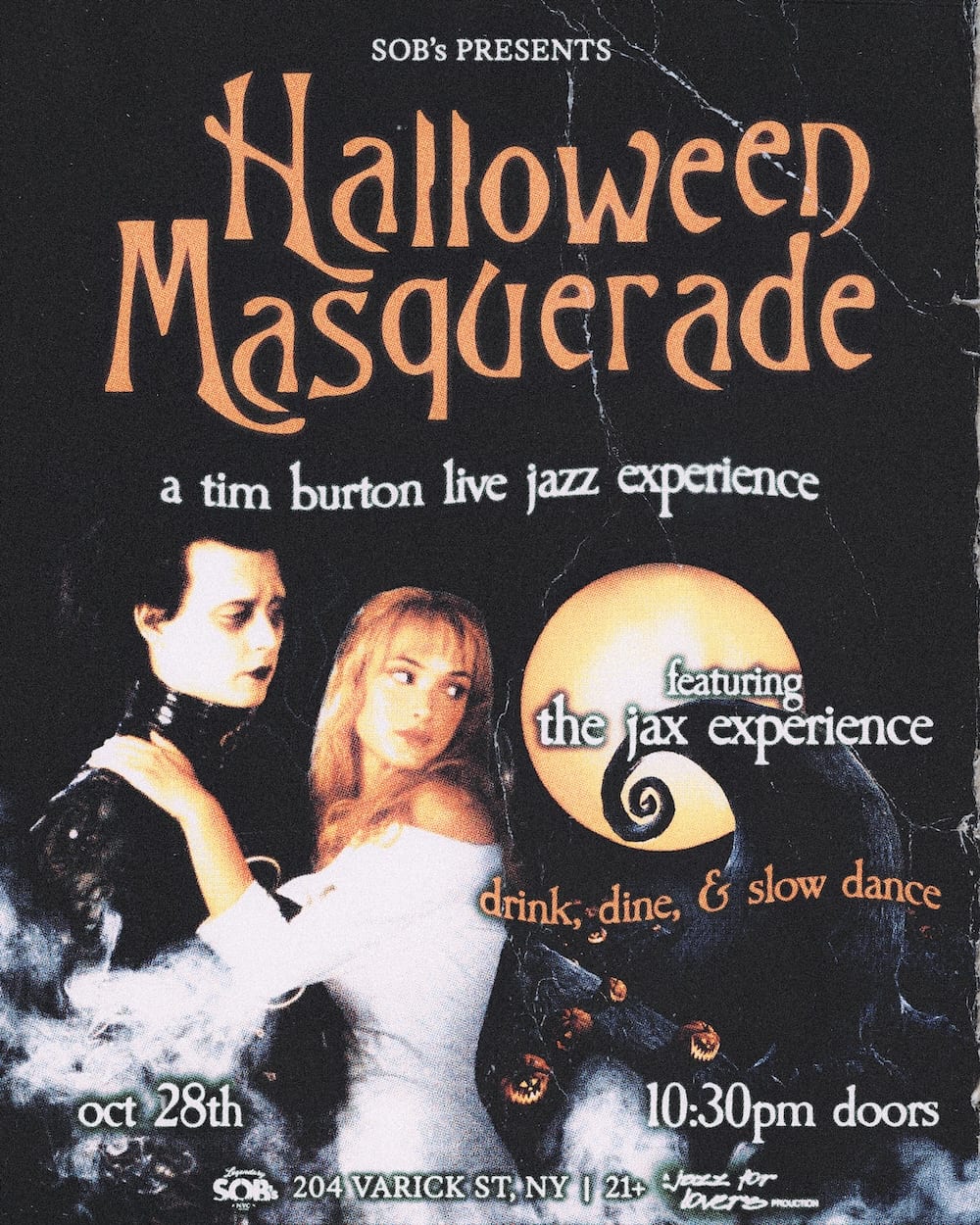 Jazz For Lovers: Halloween Masquerade flyer