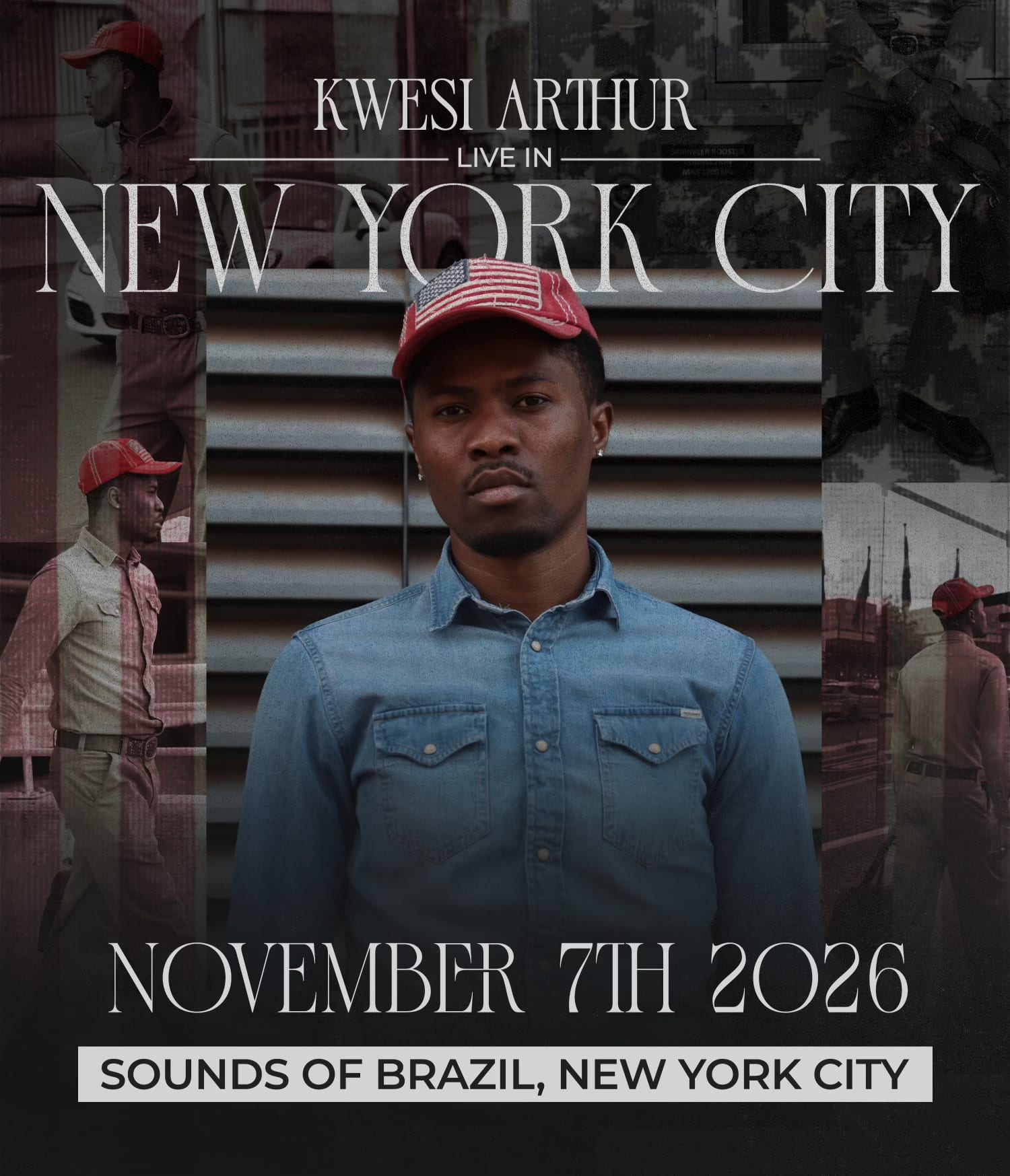 Kwesi Arthur: Redemption Valley Tour flyer