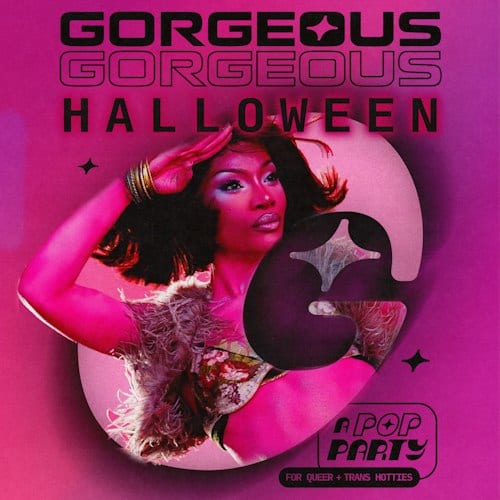 Gorgeous Gorgeous Halloween flyer