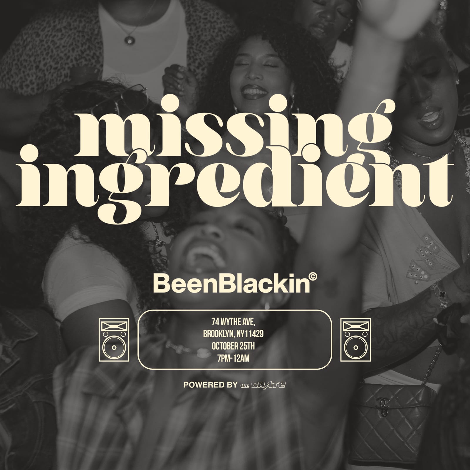 Missing Ingredient flyer