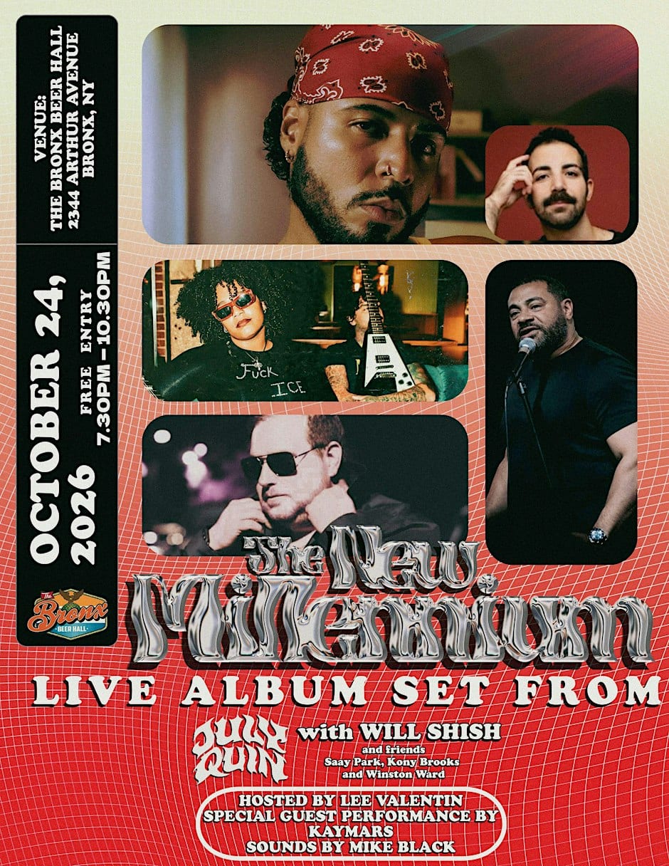 The New Millennium (Album Party) flyer